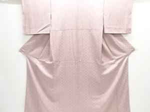 菊模様織り出し色無地着物